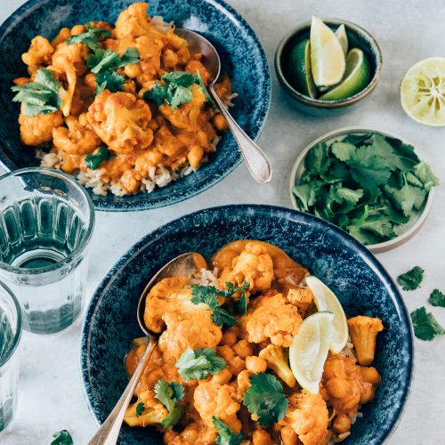 Bloemkoolcurry / vega recepten