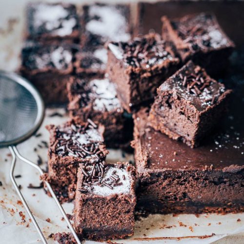 Choco cheesecake blokjes
