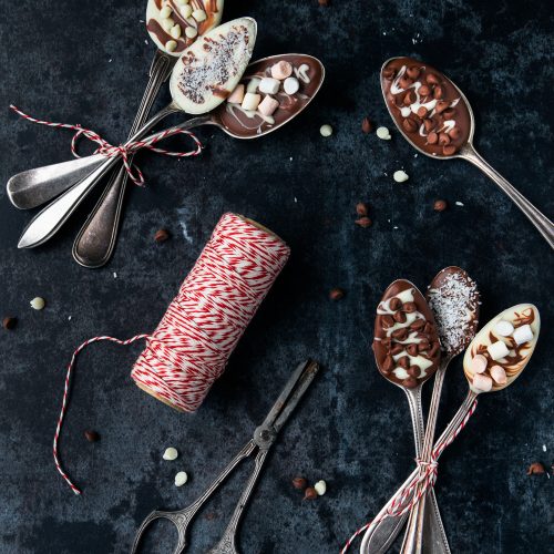 Chocolade spoon
