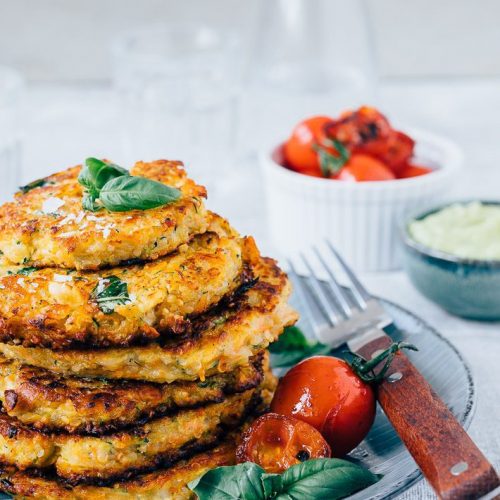 Courgette fritters