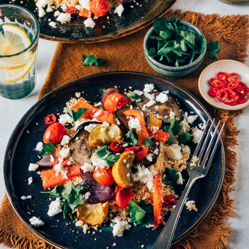 Couscous gegrilde groenten