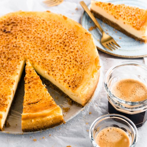 creme brûlée cheesecake