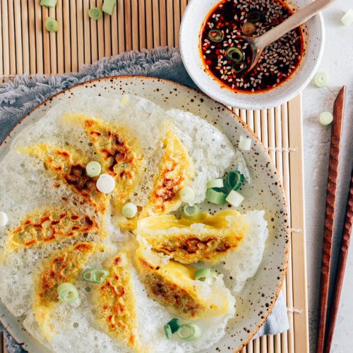 Crispy gyoza