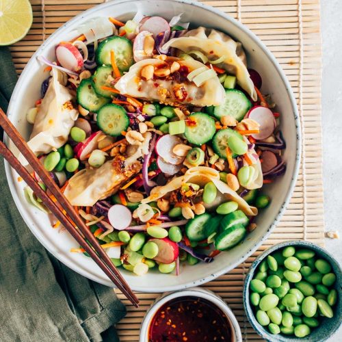 gyoza salade