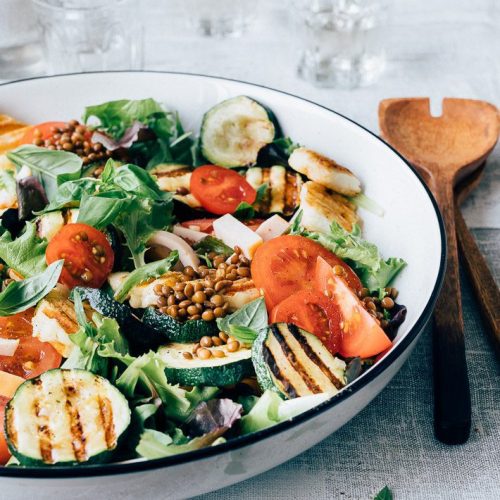 halloumi salade