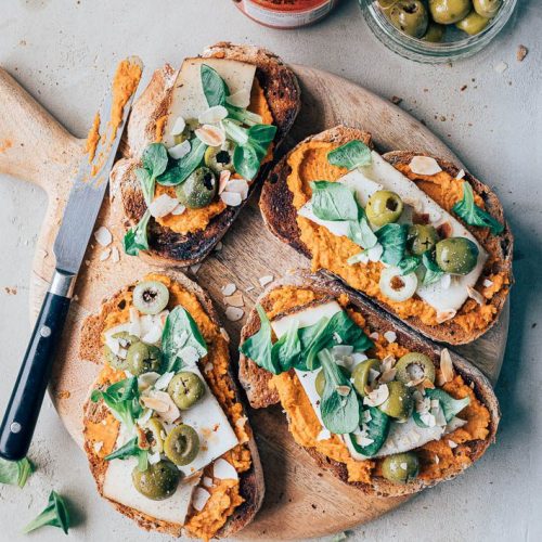 Harissaspread - vegetarische broodjes