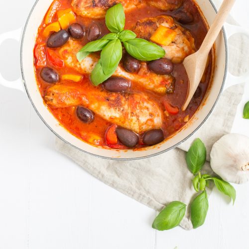 Italiaanse kip stoofpot
