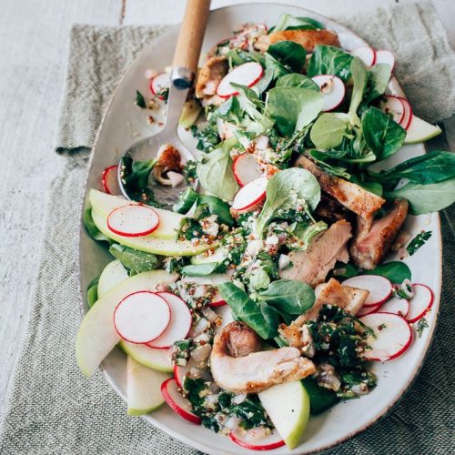 Maaltijdsalade met kip