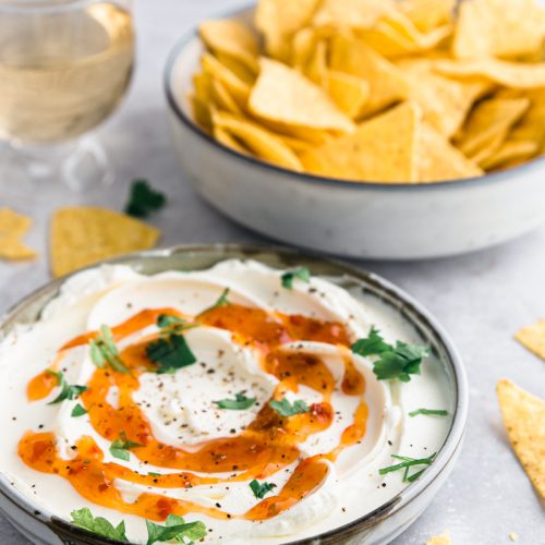 Mascarpone chili dip - WK hapje