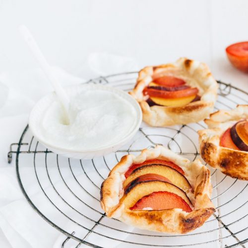 Mini galettes met steenfruit
