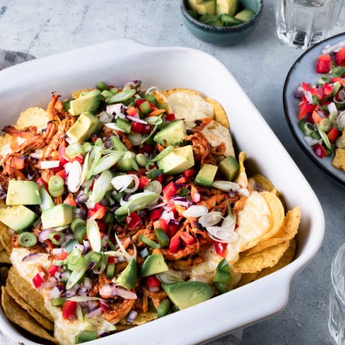 nachos pulled chicken