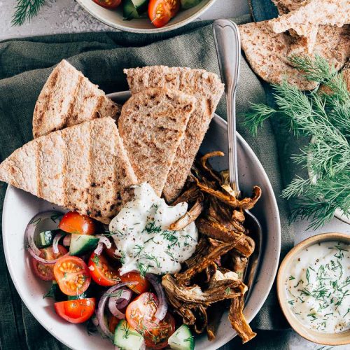 oesterzwam uit de airfryer