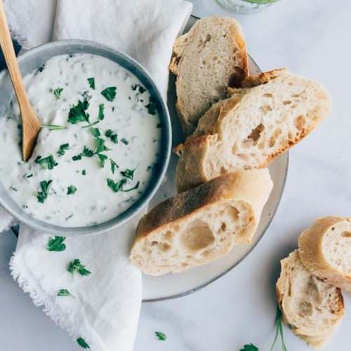 Recept opgeklopte fetadip