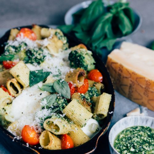 Pasta pesto recept