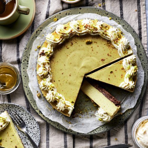 Pistache cheesecake