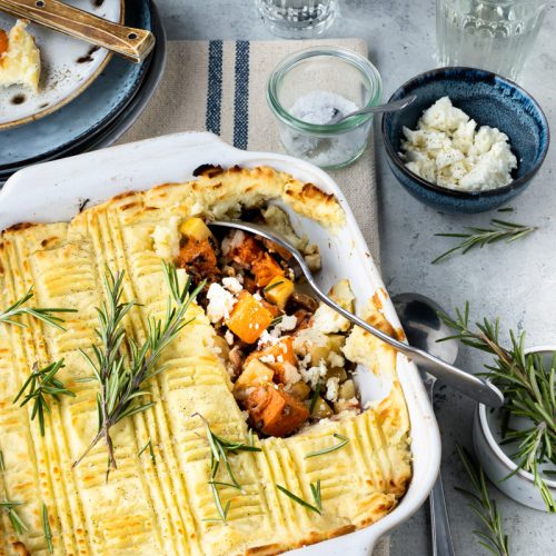 Pompoen ovenschotel