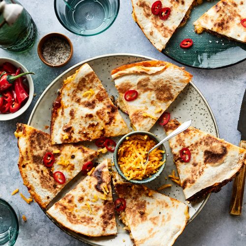 Quesadilla's met gehakt