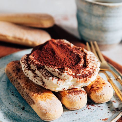 Tiramisu zonder alcohol en ei