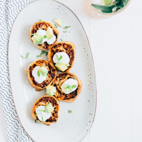 Taco pizza rolls