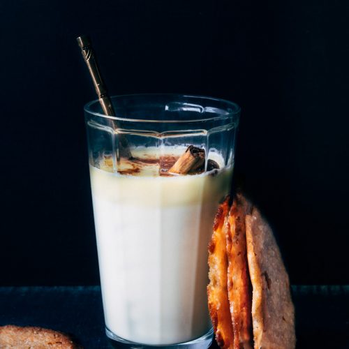 Witte chocolademelk