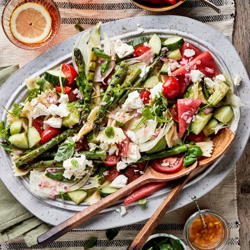 Zomerse pastasalade