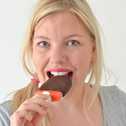 aardbeien popsicle