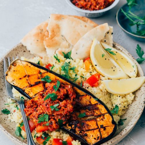 aubergine recept