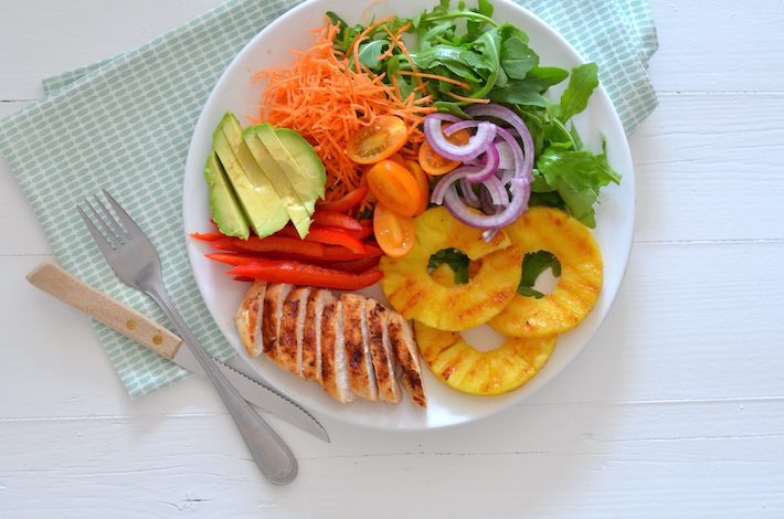 gegrilde ananas