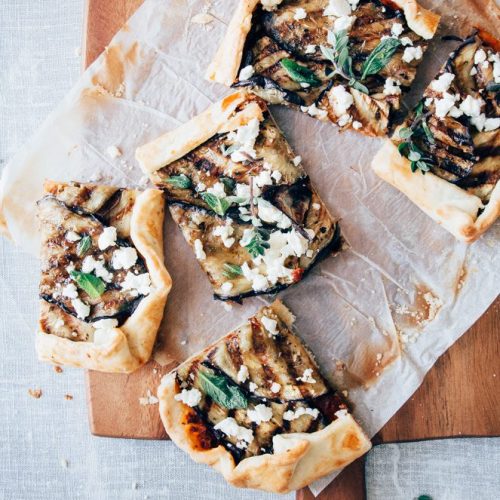 gegrilde aubergines