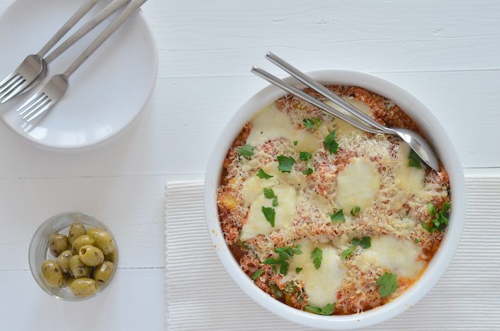 italiaanse quinoa ovenschotel
