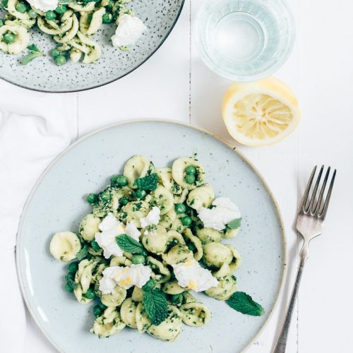 orecchiette met muntpesto