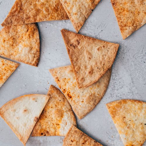 tortilla chips uit de oven