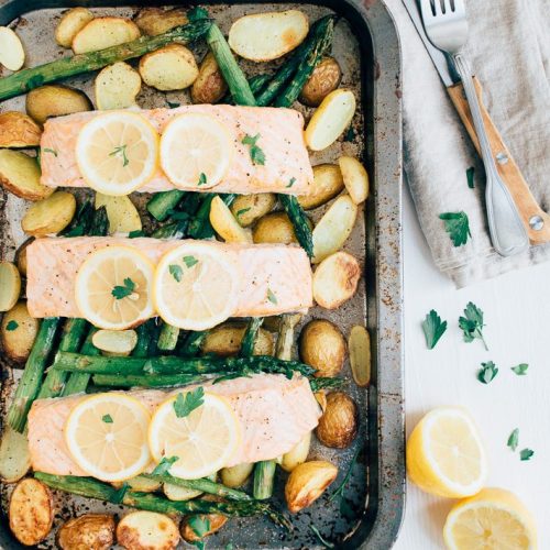 zalm uit de oven
