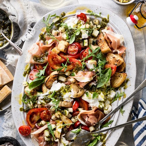Salade met stracciatella